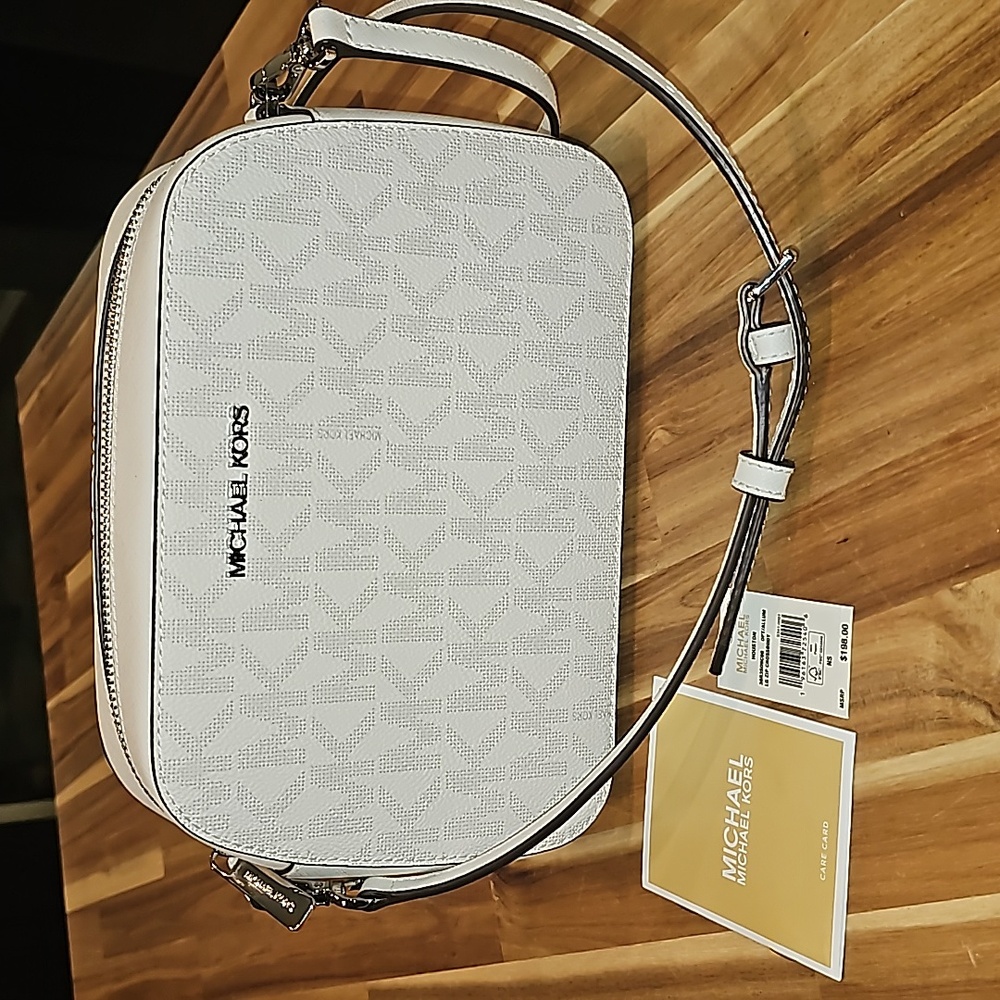 Michael Kors crossbody bag optic white NEW